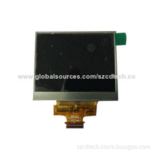 2.3-inch TFT LCD with 320 (Horizontal)x 240 (Vertical) Pixels Resolution, 16.7M Dithering